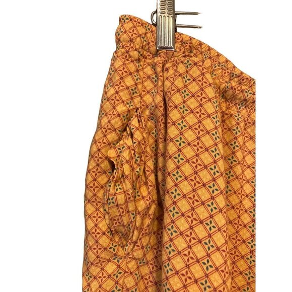 Sag Harbor Womens Pant Elastic Drawstring Waist Lightweight Orange Pockets SZ 2X - Picture 4 of 6